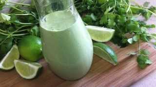 Homemade Cilantro Lime Dressing  Salad Dressing Recipe Cinco de Mayo [upl. by Ahsiener475]