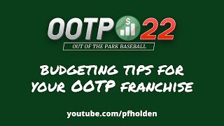 Budgeting tips to save your MLB team money OOTP 22 tutorial [upl. by Rabkin846]