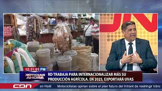 RD trabaja para internacionalizar más su producción agrícola En 2025 exportara uvas [upl. by Yonatan]