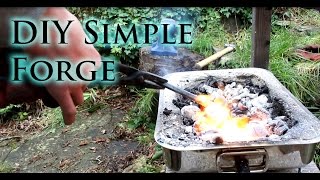 How to Make a Simple DIY Blacksmiths Forge [upl. by Emmie695]