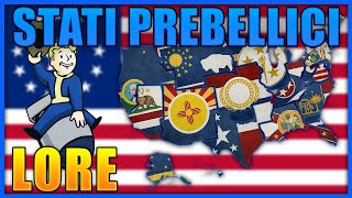 Storia di Tutti gli Stati e Commonwealth Prebellici  Fallout Lore [upl. by Elocan775]