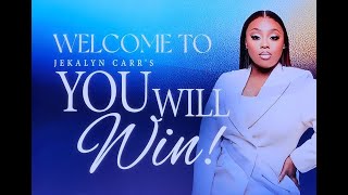 Jekalyn Carr You Will Win Conference with Ms Skittles [upl. by Ellehcyt]