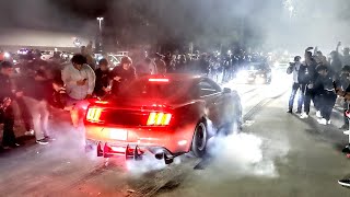 This BURNOUT Car Meet Was Too Much [upl. by Lichter]