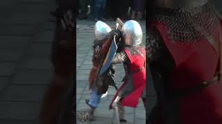 Two Tiny Knight Fighting ❤ historymeme knights funnymemes larp rpg [upl. by Salamone975]