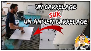 Comment POSER DU CARRELAGE 60 x 60 sur un ancien carrelage [upl. by Penhall]