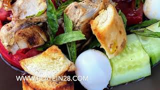 Panzanella Salad with Chicken amp Mozzarella [upl. by Valentine488]