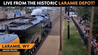 Laramie Wyoming USA  Virtual Railfan LIVE [upl. by Repmek]