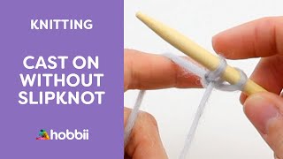 How to Knit Cast On Without a Slipknot [upl. by Hsima]