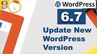 How to update wordpress new version 67 Hindi [upl. by Marquis]