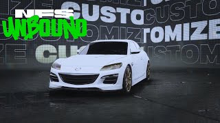 NFS Unbound Mazda RX8 Customization [upl. by Danni]