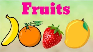 Fruits name  Learn English with fun  Fruits  nameoffruits [upl. by Einohpets469]