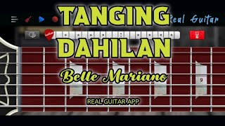 Tanging Dahilan  Belle Mariano  Real Guitar App Cover [upl. by Ahsieker]