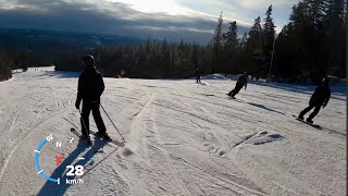 Romme Syd och Esset röd och blå  Sweden Skiing [upl. by Devinna]