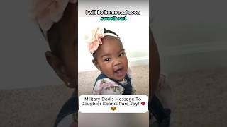 Military Dads Message Leaves Her Overjoyed lovestory [upl. by Katheryn]