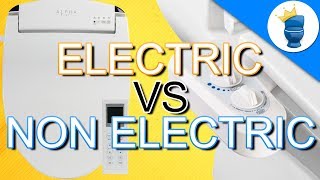 Electric Bidet Toilet Seats vs Non Electric Bidets  BidetKingcom [upl. by Orvas]