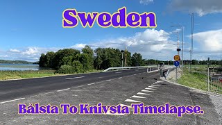 Driving in Sweden Bålsta To Knivsta Timelapse [upl. by Emily86]