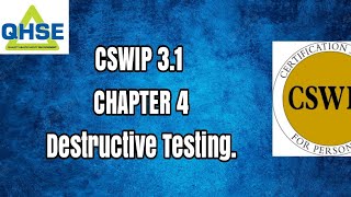 CSWIP 31 Course Preparation Chapter 4 Destructive Testing [upl. by Lori]