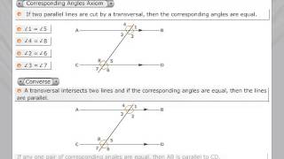 Parallel Lines and Transversals [upl. by Sosna]