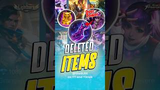 Deleted Items in mobile legends mobilelegends mlbb [upl. by Kelley271]