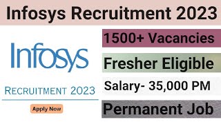 Infosys Jobs For Freshers 2023  Infosys Process Executive Recruitment 2023  Infosys Hiring [upl. by Zebedee]