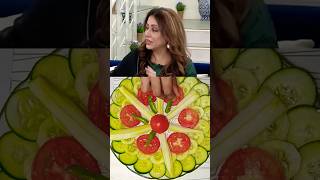 😮Farah Nadeem ne btayi salad 🥗 decorations how to make salad shorts youtubeshorts viralvideo [upl. by Ecienal]