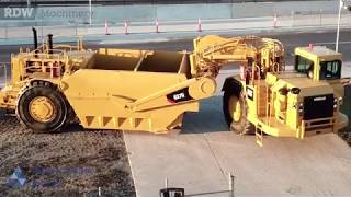 Caterpillar 637G Scraper overview by Australian Earth Training [upl. by Ylrebmi]