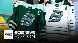 Boston Fleet of PWHL unveils new jerseys for upcoming season [upl. by Sivolc374]