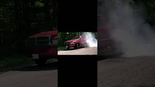 2ND GEN RAM BURNOUT automobile ram dodgeram burnout [upl. by Ries733]