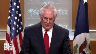 WATCH LIVE Rex Tillerson speaks after President Trump fires him from State Department [upl. by Noicpesnoc500]