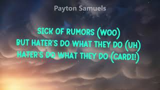 Lizzo  Rumors feat Cardi B Clean  Lyrics [upl. by Gabby785]