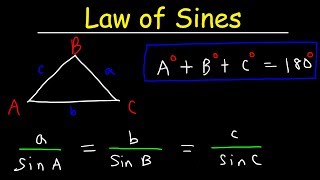 Law of Sines Basic Introduction AAS amp SSA  One Solution Two Solutions vs No Solution Trigonomet [upl. by Angeline]