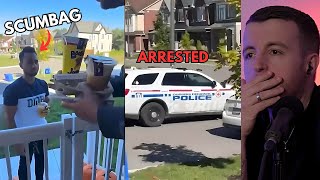 Dad Confronts Delivery Guy For SPITTING In His 2 Year Old Sons Drink [upl. by Eelatan]