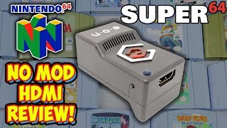 No Mod Needed HDMI Nintendo 64  EON Super 64 Adapter Review [upl. by Rheta641]