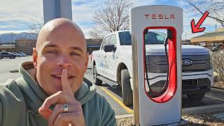 Charging a Ford EV at a Tesla Supercharger is Mostly Easy [upl. by Pember]