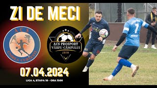 Unirea Curtești  Pro Sport Vârfu Câmpului LIVE Liga 4 etapa18 liga4 super12 [upl. by Icats188]