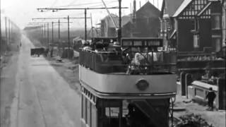 Lytham to Blackpool Trams and Views 1903 v2 [upl. by Otnas]