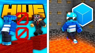 Hive Vs Cubecraft Skywars Traps [upl. by Osithe143]