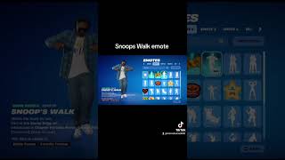 Snoops Walk emote fortnite Snoopdogg chapter2 [upl. by Ennaed]