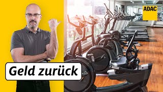 Kein Fitnessstudio wegen Corona So bekommt ihr euer Geld zurück  Neues BGHUrteil  ADAC [upl. by Bolan]