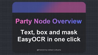 Party Node Overview 05 How to Obtain Text and Its Position from an Image [upl. by Eigla686]