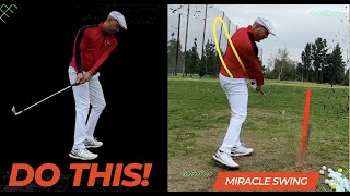 FIX YOUR BACKSWING with the PERFECT OVER THE TOP MIRACLE MOVE [upl. by Netnert]