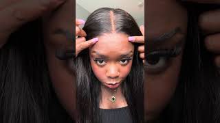 30 Second ISEE Hair Glueless Wig Install [upl. by Lindy381]