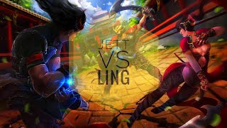 Jett vs Ling  Shadow fight arena ranked [upl. by Ddej]