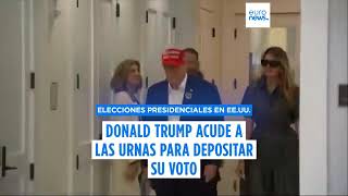 Así ha votado Donald Trump y Kamala Harris en la elecciones de estados Unidos [upl. by Gerhardt]