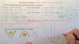 Fonctions trinômes [upl. by O'Carroll398]