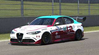 Hot Lap Alfa Romeo Giulia GT4  Interlagos WEC 2024  142816 [upl. by Aivax]