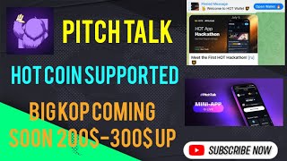 Pitch Talk Telegram mining Hot coin Supported Verify Mining Earn Free 200300 Bangla 2024 [upl. by Reitrac242]