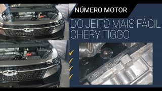 NÚMERO MOTOR CHERY TIGGO 7 MODO FÁCIL [upl. by Rotman]