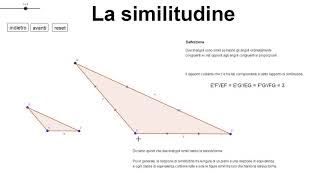 La similitudine [upl. by Esekram]