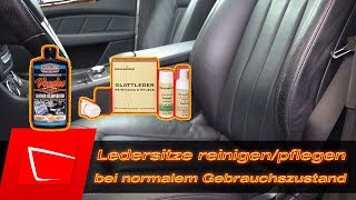 Auto Ledersitze reinigen  pflegen  Colourlock und Surf City Garage Voodoo Blend [upl. by Sokem814]